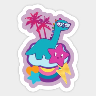 Nerdasaurus Sticker